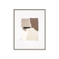 Picture of Mocha Symmetry I _GroupedProduct_Rectangle_Portrait_Canvas_Framed_