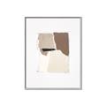 Picture of Mocha Symmetry I _GroupedProduct_Rectangle_Portrait_Canvas_Framed_