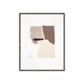 Picture of Mocha Symmetry I _GroupedProduct_Rectangle_Portrait_Canvas_Framed_