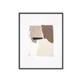 Picture of Mocha Symmetry I _GroupedProduct_Rectangle_Portrait_Canvas_Framed_