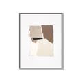 Picture of Mocha Symmetry I _GroupedProduct_Rectangle_Portrait_Canvas_Framed_
