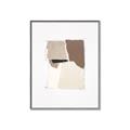Picture of Mocha Symmetry I _GroupedProduct_Rectangle_Portrait_Canvas_Framed_