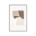 Picture of Mocha Symmetry I _GroupedProduct_Rectangle_Portrait_Canvas_Framed_