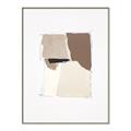 Picture of Mocha Symmetry I _GroupedProduct_Rectangle_Portrait_Canvas_Framed_