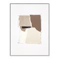 Picture of Mocha Symmetry I _GroupedProduct_Rectangle_Portrait_Canvas_Framed_