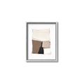 Picture of Mocha Symmetry II _GroupedProduct_Rectangle_Portrait_Canvas_Framed_