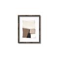 Picture of Mocha Symmetry II _GroupedProduct_Rectangle_Portrait_Canvas_Framed_