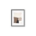 Picture of Mocha Symmetry II _GroupedProduct_Rectangle_Portrait_Canvas_Framed_