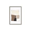 Picture of Mocha Symmetry II _GroupedProduct_Rectangle_Portrait_Canvas_Framed_