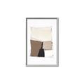 Picture of Mocha Symmetry II _GroupedProduct_Rectangle_Portrait_Canvas_Framed_