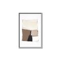 Picture of Mocha Symmetry II _GroupedProduct_Rectangle_Portrait_Canvas_Framed_