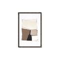 Picture of Mocha Symmetry II _GroupedProduct_Rectangle_Portrait_Canvas_Framed_