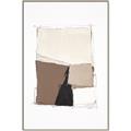 Picture of Mocha Symmetry II _GroupedProduct_Rectangle_Portrait_Canvas_Framed_