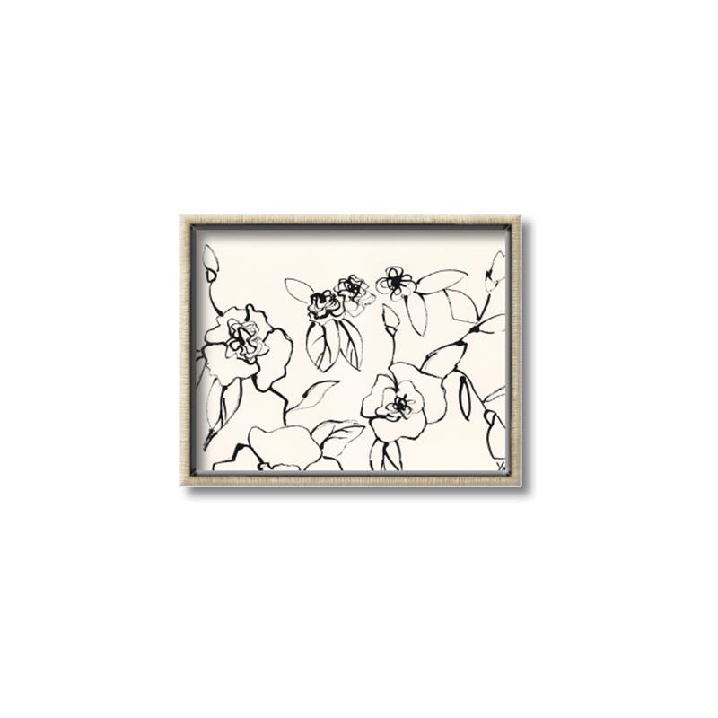 Picture of Blooming in Lines _GroupedProduct_Rectangle_Landscape_Canvas_Framed_