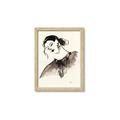 Picture of Feminine Flourish in Ink _GroupedProduct_Rectangle_Portrait_Framed_Matted_