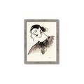 Picture of Feminine Flourish in Ink _GroupedProduct_Rectangle_Portrait_Framed_Matted_