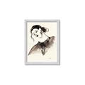 Picture of Feminine Flourish in Ink _GroupedProduct_Rectangle_Portrait_Framed_Matted_