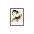 Picture of Feminine Flourish in Ink _GroupedProduct_Rectangle_Portrait_Framed_Matted_