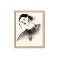 Picture of Feminine Flourish in Ink _GroupedProduct_Rectangle_Portrait_Framed_Matted_