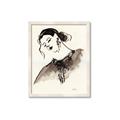 Picture of Feminine Flourish in Ink _GroupedProduct_Rectangle_Portrait_Framed_Matted_