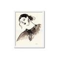 Picture of Feminine Flourish in Ink _GroupedProduct_Rectangle_Portrait_Framed_Matted_