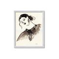 Picture of Feminine Flourish in Ink _GroupedProduct_Rectangle_Portrait_Framed_Matted_