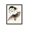 Picture of Feminine Flourish in Ink _GroupedProduct_Rectangle_Portrait_Framed_Matted_