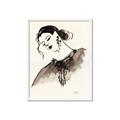 Picture of Feminine Flourish in Ink _GroupedProduct_Rectangle_Portrait_Framed_Matted_