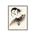 Picture of Feminine Flourish in Ink _GroupedProduct_Rectangle_Portrait_Framed_Matted_