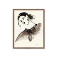 Picture of Feminine Flourish in Ink _GroupedProduct_Rectangle_Portrait_Framed_Matted_