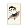 Picture of Feminine Flourish in Ink _GroupedProduct_Rectangle_Portrait_Framed_Matted_