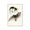Picture of Feminine Flourish in Ink _GroupedProduct_Rectangle_Portrait_Framed_Matted_