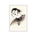 Picture of Feminine Flourish in Ink _GroupedProduct_Rectangle_Portrait_Framed_Matted_