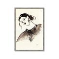 Picture of Feminine Flourish in Ink _GroupedProduct_Rectangle_Portrait_Framed_Matted_