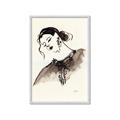 Picture of Feminine Flourish in Ink _GroupedProduct_Rectangle_Portrait_Framed_Matted_