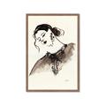 Picture of Feminine Flourish in Ink _GroupedProduct_Rectangle_Portrait_Framed_Matted_