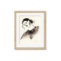 Picture of Feminine Flourish in Ink _GroupedProduct_Rectangle_Portrait_Framed_Matted_