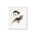 Picture of Feminine Flourish in Ink _GroupedProduct_Rectangle_Portrait_Framed_Matted_