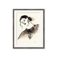 Picture of Feminine Flourish in Ink _GroupedProduct_Rectangle_Portrait_Framed_Matted_