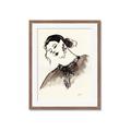 Picture of Feminine Flourish in Ink _GroupedProduct_Rectangle_Portrait_Framed_Matted_
