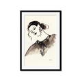 Picture of Feminine Flourish in Ink _GroupedProduct_Rectangle_Portrait_Framed_Matted_