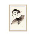 Picture of Feminine Flourish in Ink _GroupedProduct_Rectangle_Portrait_Framed_Matted_