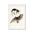 Picture of Feminine Flourish in Ink _GroupedProduct_Rectangle_Portrait_Framed_Matted_