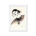 Picture of Feminine Flourish in Ink _GroupedProduct_Rectangle_Portrait_Framed_Matted_