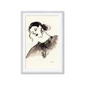 Picture of Feminine Flourish in Ink _GroupedProduct_Rectangle_Portrait_Framed_Matted_