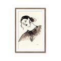 Picture of Feminine Flourish in Ink _GroupedProduct_Rectangle_Portrait_Framed_Matted_