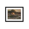 Picture of Shadows of the Old Barn _GroupedProduct_Rectangle_Landscape_Framed_Matted_
