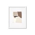Picture of Mocha Symmetry I _GroupedProduct_Rectangle_Portrait_Framed_Matted_
