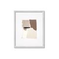 Picture of Mocha Symmetry I _GroupedProduct_Rectangle_Portrait_Framed_Matted_