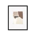 Picture of Mocha Symmetry I _GroupedProduct_Rectangle_Portrait_Framed_Matted_